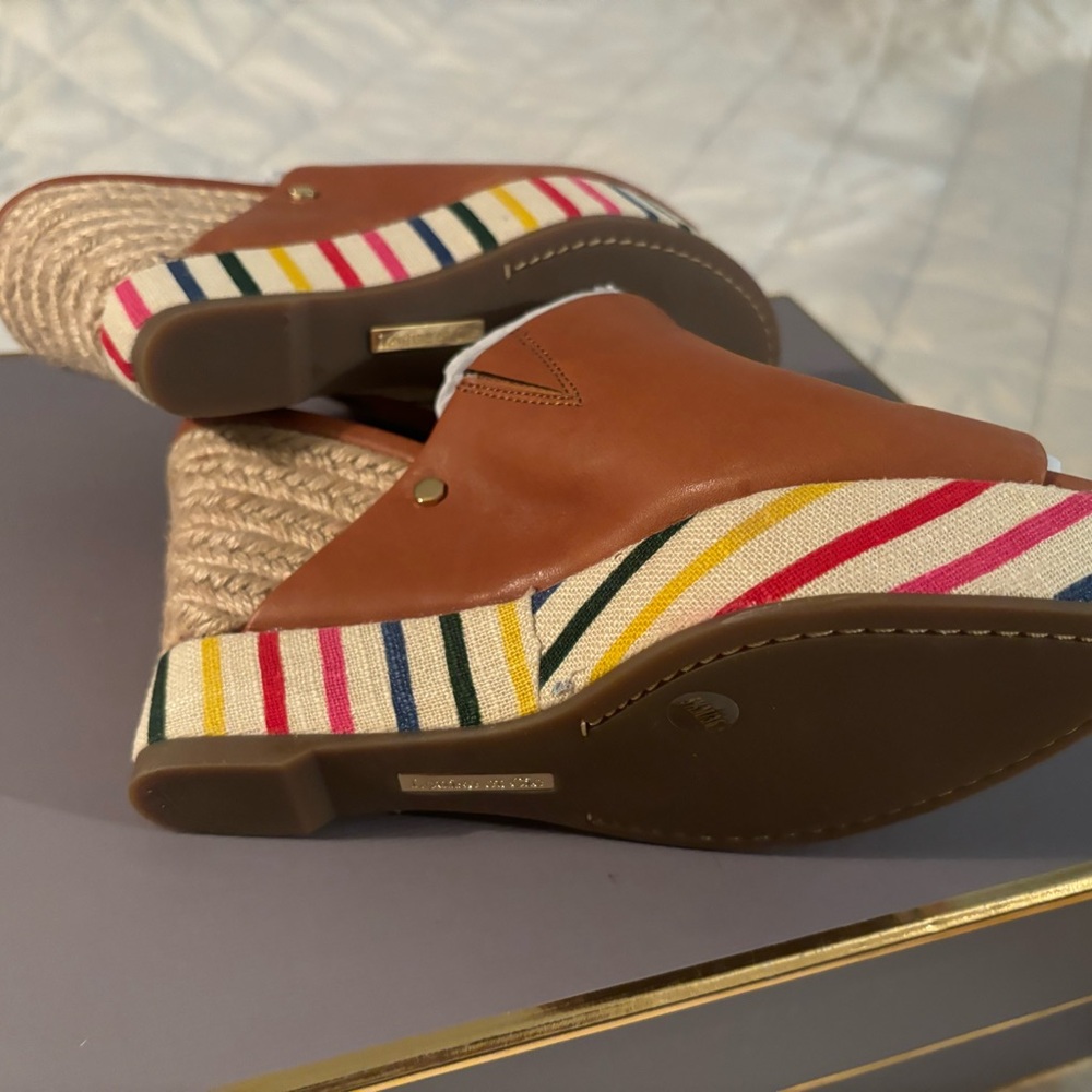 Louise et Cie Brown Leather Wedges - Picture 5 of 7